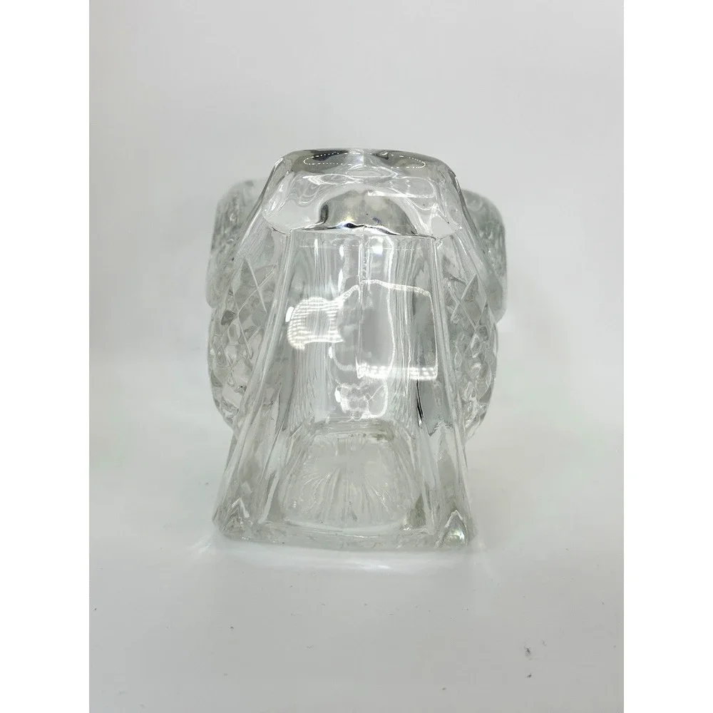 Vintage St George Crystal Holiday Sleigh 24% Lead USA‎ Candy Dish NIB Giftware